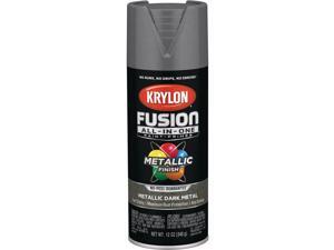 Krylon Fusion All-In-One Metallic Spray Paint & Primer, Dark Metal K02769007 Krylon Fusion All-In-One Metallic Spray Paint & Primer, Dark Metal K02769007