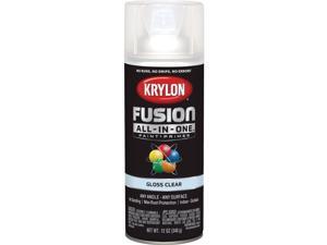 Krylon Fusion All-In-One Gloss Spray Paint & Primer, Clear K02705007 Krylon Fusion All-In-One Gloss Spray Paint & Primer, Clear K02705007
