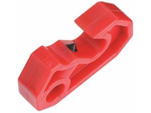 MASTER LOCK S2393 ISO-DIN Univ Lockout Device,Plastic,Red