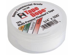 HERCULES 15136 Pipe Thread Sealant Tape,3/4in W,500in L HERCULES 15136 Pipe Thread Sealant Tape,3/4in W,500in L