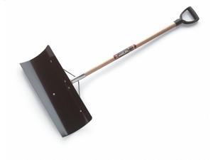 TRUE TEMPER 1639300 Snow Shovel, 42 in Wood D-Grip Handle, Steel Blade