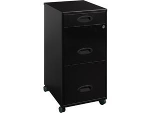 Neweggbusiness Lorell Llr18573 Soho 18 3 Drawer File Cabinet Black