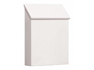 Salsbury Industries Traditional Mailbox,Standard,V,White HAWA 4620WHT Salsbury Industries Traditional Mailbox,Standard,V,White HAWA 4620WHT