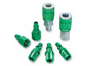 LEGACY A71457B Coupler/Plug Kit,1/4,Steel/Aluminum LEGACY A71457B Coupler/Plug Kit,1/4,Steel/Aluminum