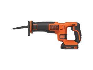 Black & Decker - BDCR20C - Black and Decker BDCR20C 20-Volt Cordless Variable Speed Reciprocating Saw Kit