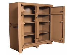 KNAACK 109 60 in x 60 in x 24 in Jobsite Storage Cabinet KNAACK 109 60 in x 60 in x 24 in Jobsite Storage Cabinet