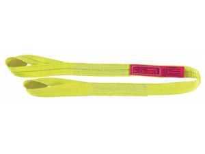 LIFT-ALL EE2801DTX4 Web Sling, Twisted Eye and Eye, 4 ft L, 1 in W, Polyester,