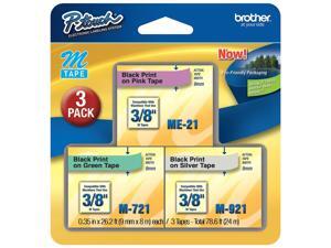Brother Label Tape Cartridge,26-13/64'x0.35",PK3 HAWA ME793 Brother Label Tape Cartridge,26-13/64'x0.35",PK3 HAWA ME793