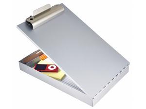 Saunders Redi-Rite Aluminum Storage Clipboard 1" Clip Cap 8 1/2 x 12 Sheets Saunders Redi-Rite Aluminum Storage Clipboard 1" Clip Cap 8 1/2 x 12 Sheets