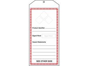 Accuform GHS Tags, Product Identifier Cardstock Includes Labels THS401CTM Accuform GHS Tags, Product Identifier Cardstock Includes Labels THS401CTM