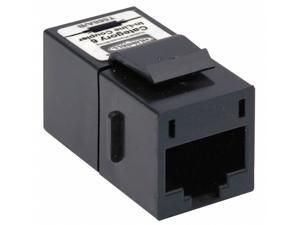 HUBBELL PREMISE WIRING SFC6BK Inline Coupler,8,Cat6,Black HUBBELL PREMISE WIRING SFC6BK Inline Coupler,8,Cat6,Black