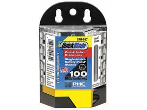 PACIFIC HANDY CUTTER, INC SPD-017 Safety Blades w/Dispenser,PK100 PACIFIC HANDY CUTTER, INC SPD-017 Safety Blades w/Dispenser,PK100