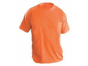 Occunomix Hi-Visibility Orange Polyester T-Shirt, Size: XL XL LUX-XSSPB-OXL Occunomix Hi-Visibility Orange Polyester T-Shirt, Size: XL XL LUX-XSSPB-OXL