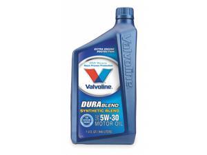 Valvoline Synthetic Blend Engine Oil, 1 qt. Bottle, SAE Grade: 5W-30, Amber