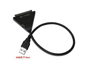 USB 3.1 TO SATA 3.0 Female 2.5" 3.5" Hard Disk Drive SSD Adapter Cable USB3.1 Type-A TO SATA III HDD converter cable USB 3.1 TO SATA 3.0 Female 2.5" 3.5" Hard Disk Drive SSD Adapter Cable USB3.1 Type-A TO SATA III HDD converter cable