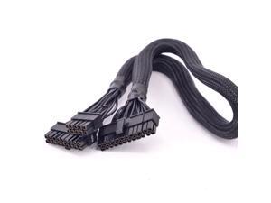 24Pin ATX Power Supply Cable 18+10Pin to 20+4 Pin Sleeved for Seasonic M12II EVO 850 750 620 520 W PSU Modular 24Pin ATX Power Supply Cable 18+10Pin to 20+4 Pin Sleeved for Seasonic M12II EVO 850 750 620 520 W PSU Modular