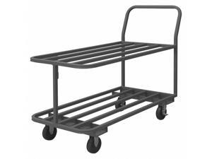 Durham MFG RSC-243630-2-TLD-5PO-95 14 ga Steel Flat Handle Utility Cart 1200