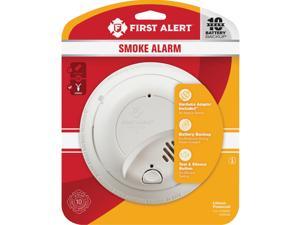 First Alert Hardwired 120V Ionization Smoke Alarm 1039939 First Alert Hardwired 120V Ionization Smoke Alarm 1039939