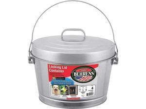 TRASH CAN,4-GAL,W/STEEL LID TRASH CAN,4-GAL,W/STEEL LID