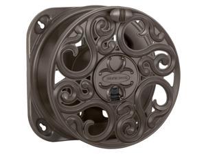 Suncast 60 Ft. x 5/8 In. Brown Resin Decorative Wall Mount Hose Reel MJS602
