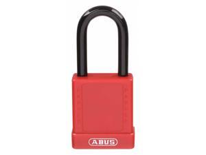Abus Red Lockout Padlock, Different Key Type, Aluminum Body Material, 6 PK 19601 Abus Red Lockout Padlock, Different Key Type, Aluminum Body Material, 6 PK 19601