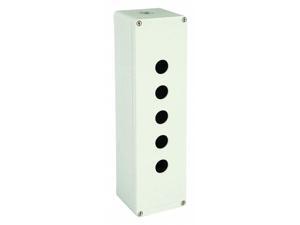 SCHNEIDER ELECTRIC XAPG59505 Pushbutton Enclosure,12.20 in.,5 Holes SCHNEIDER ELECTRIC XAPG59505 Pushbutton Enclosure,12.20 in.,5 Holes