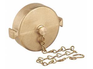 Fire Hose Cap, 2-1/2 In. NST, Brass Fire Hose Cap, 2-1/2 In. NST, Brass