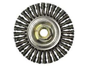 Dualife Stba-432 Stringer Bead Twist Knot Wire Wheel, 4" Dia, .02 Wire Dualife Stba-432 Stringer Bead Twist Knot Wire Wheel, 4" Dia, .02 Wire