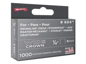 Arrow Fastener 60430 1/4" Wide Crown Heavy Duty Staples, 1000/Pack Arrow Fastener 60430 1/4" Wide Crown Heavy Duty Staples, 1000/Pack