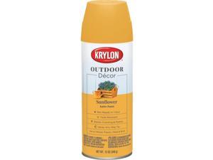 Krylon Outdoor Decor 12 Oz Satin Alkyd Spray Paint, Sunflower K09330000 Krylon Outdoor Decor 12 Oz Satin Alkyd Spray Paint, Sunflower K09330000
