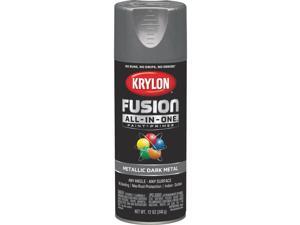 Krylon Fusion All-In-One Metallic Spray Paint & Primer, Dark Metal K02769007 Krylon Fusion All-In-One Metallic Spray Paint & Primer, Dark Metal K02769007