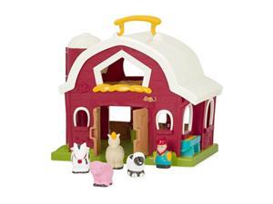 Battat  Big Red Barn  Animal Farm Playset for Toddlers 18m+ 6 Pieces