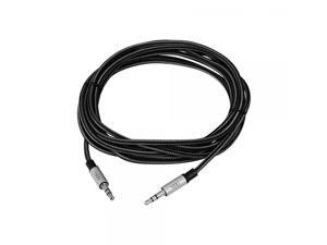 SIIG CB-AU0B12-S1 9.84 ft. Woven Fab Stereo Aux Cable Male to Male SIIG CB-AU0B12-S1 9.84 ft. Woven Fab Stereo Aux Cable Male to Male