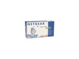 Netgear EN104 Ethernet 4-Port Hub with BNC and Uplink Button
