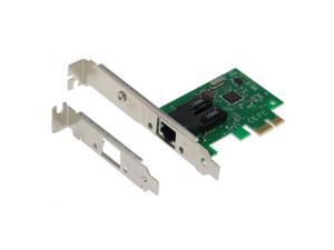 SEDNA - PCIE 10/100/1000Mbps Gigabit Ethernet Adapter (LAN Card) with Low Profile Bracket (Realtek 8111 Chipset)