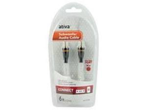 Ativa Subwoofer Audio Cable - 6ft Black