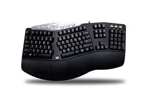 Adesso Tru-Form Media Contoured Ergonomic Keyboard (PCK-208B)