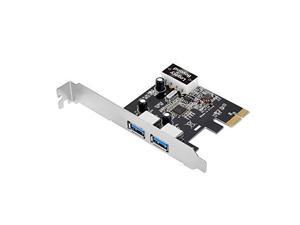 siig legacy and beyond series pcie to usb 3.0 2port pci express card external pcie host card supports uasp