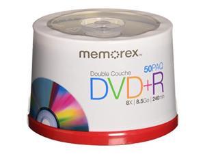 memorex 8.5 gb 8 x double layer dvd+r 50 pack spindle memorex 8.5 gb 8 x double layer dvd+r 50 pack spindle
