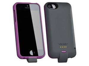 Ventev - powercase 1500 for Apple iPhone 5/5s - Gray/Purple