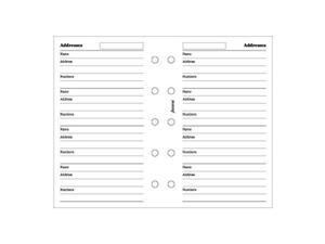 filofax mini name/address/phone sheets binder b510201 filofax mini name/address/phone sheets binder b510201