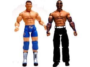 TNA Wrestling Cross the Line Series 3 Action Figure 2Pack AJ Styles Jeff Hardy TNA Wrestling Cross the Line Series 3 Action Figure 2Pack AJ Styles Jeff Hardy