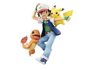 Megahouse Pokemon: Ash Ketchum & Pikachu & Charmander GEM PVC Figure Megahouse Pokemon: Ash Ketchum & Pikachu & Charmander GEM PVC Figure