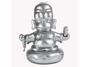 The Simpsons Kidrobot Silver Homer Buddha 7" Vinyl Figure The Simpsons Kidrobot Silver Homer Buddha 7" Vinyl Figure