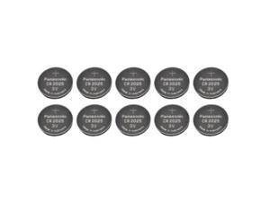 Panasonic CR2025-10 CR2025 3V Lithium Coin Battery (Pack of 10) Panasonic CR2025-10 CR2025 3V Lithium Coin Battery (Pack of 10)