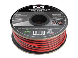 R2X14-500 Blastking Clear/Red 14AWG CCA Car Audio Speaker Cable Wire 500 ft 
