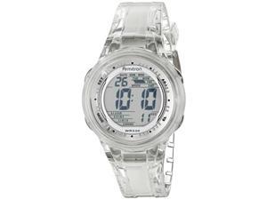 armitron sport women's 45/7051clr digital clear jelly strap watch