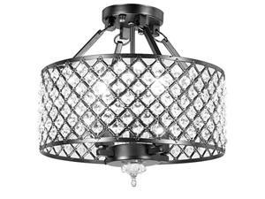 diamond life 4light antique black round metal shade crystal chandelier semiflush mount ceiling fixture diamond life 4light antique black round metal shade crystal chandelier semiflush mount ceiling fixture