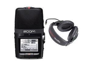 zoom h2n digital multitrack recorder w/ resident audio r100 headphones bundle zoom h2n digital multitrack recorder w/ resident audio r100 headphones bundle