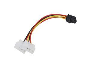 10Pcs PCI-E Power Adapter 6Pin Female to Molex 4pin x2 Splitter Graphics Video Card PCI Express Extension Cables 10Pcs PCI-E Power Adapter 6Pin Female to Molex 4pin x2 Splitter Graphics Video Card PCI Express Extension Cables